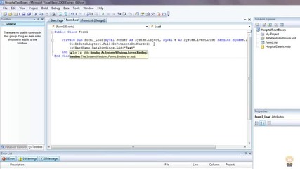 5.9 Displaying Database Data in Visual Basic Textboxes
