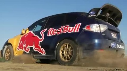 Travis Pastranas 450hp Subaru Wrx Sti distance jumper 