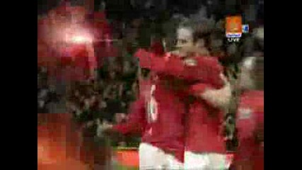 Манчестър Юнайтед 2 - 1 Тотнъм Бербатов - Гол :]
