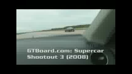 Bmw M6 vs Mercedes Sl55 Amg 50 - 290 km/h