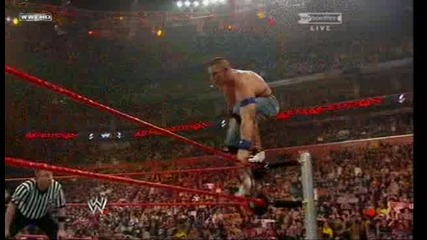 John Cena Leg Drop For Chris Jericho
