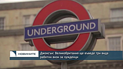 Джонсън: Великобритания ще въведе три вида работни визи за чужденци