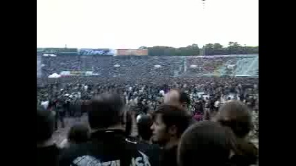 Metallica 25.07.08 Преди да излязат на сцената