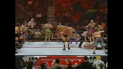 Wwe Raw John Cena & Randy Orton Team Work 