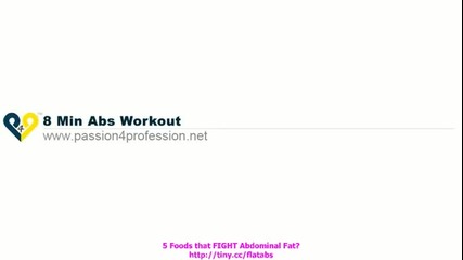 8 Min Abs Workout.как да направим 6 плочки по 8 минути ма ден!!!