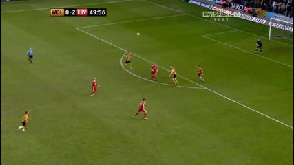 2011 - 01 - 22 Wolverhampton vs Liverpool 0 - 2 Meireles (50) 