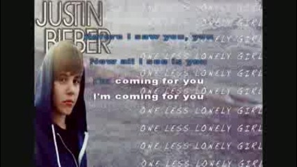 One Less Lonely Girl - Justin Bieber Studio [instrumental karaoke]