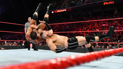 Bobby Roode & Titus Worldwide vs. Mojo Rawley & The Authors of Pain: Raw, Aug. 13, 2018