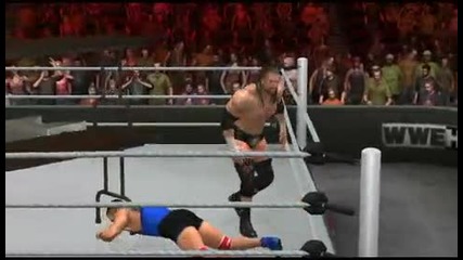 Wwe Smackdown vs. Raw 2011 Triple H Superplex through two Tabels