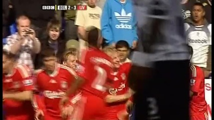 Bolton 2 - 3 Liverpool - Gerrard