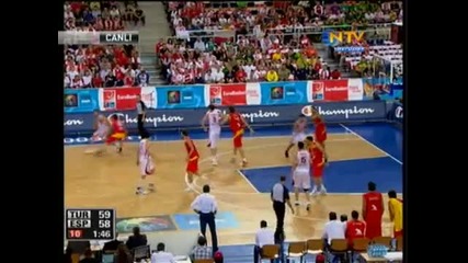 Турция 63 - 60 Испания (eurobasket 2009)