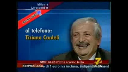 Milan 2:1 Liverpool - Tiziano Crudeli Show