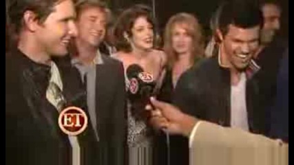 Twilight Cast Backstage Mtv Movie Awards 2009