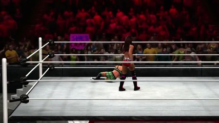 Layla hits her finisher in Wwe -u002713 - Official