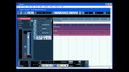 Cubase Recording Overview