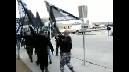 Aryan Guard protest