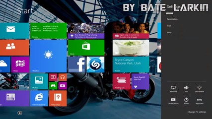 My windows 8.1 Blue ;))