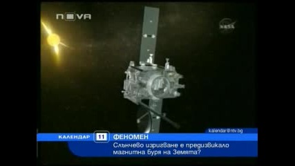 Силна магнитна буря на Земята