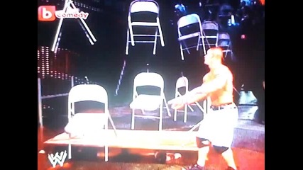 Мсс John Cena срещу Wade Barret 2 - част (мач с маси)