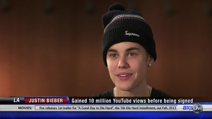 Justin Bieber Backstage on Axs Tv