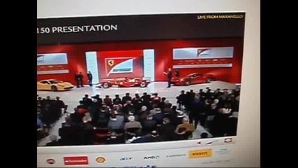 Ферари Презентазия на Болид През 2011 г. F 150