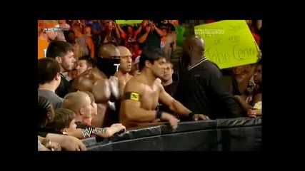 Wwe Raw 14.06.10 Nxt Rookies attempted an attack on Wwe Champion John Cena 