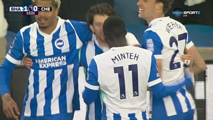 Goal by Brighton and Hove Albion