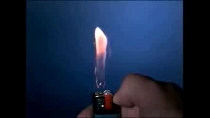 Вода И Огън На Забавен Кадър