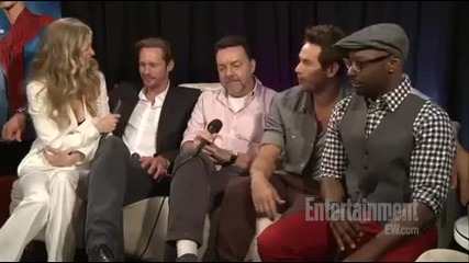 Comic Con 2011 True Blood cast Ews interview - part 1