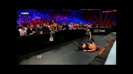 John Morrison Parkour Style - Ted Dibiase eliminated William Regal Royal Rumble 2011