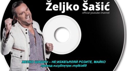 Zeljko Sasic - Ne bacaj ruze majko (hq) (bg sub)