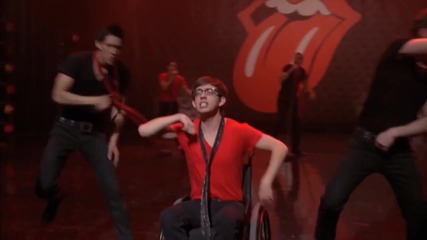 Glee - Full Performance of "moves Like Jagger"/"jumpin' Jack Flash"