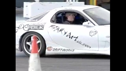 Drifting Clip Rx7 на забавен кадър 