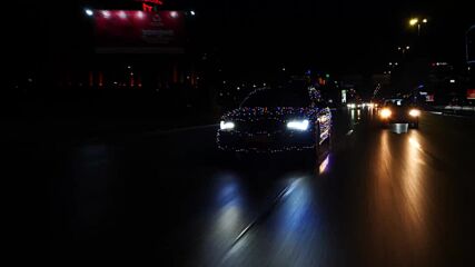 От "Моята новина": Шейната на Дядо Коледа се оказа затъмнен автомобил