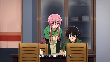 Mirai Nikki - 21 Bg subs