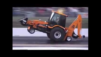 Dragster backhoe at Rocky Mountain Nationals 2007 