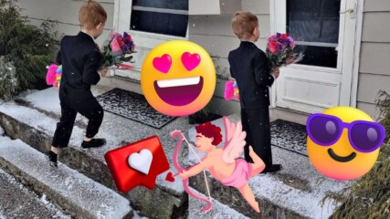 5-годишен кавалер прави изненада за Свети Валентин!
