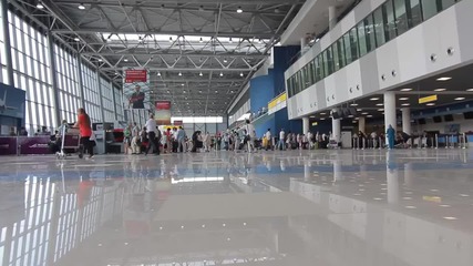 Флешмоб на летището във Владивосток