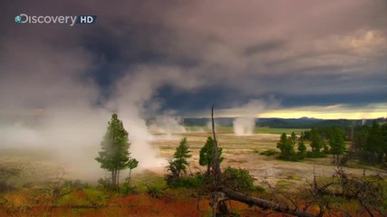 Sunrise Earth - Yellowstone Geysers ( Part 2 / 5 ) * H D * 