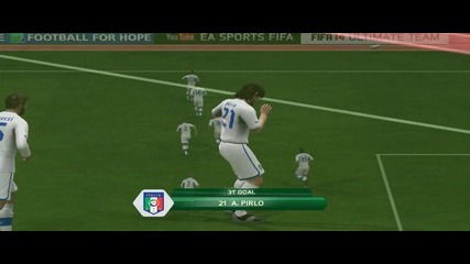 Fifa 14 - Free kick Pirlo is a class !