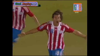 Haedo Valdez Goal Paraguay - Argentina 1 - 0 (1 - 0 10/09/2009)