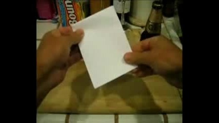 Как Да Отворим Бира С Хартия