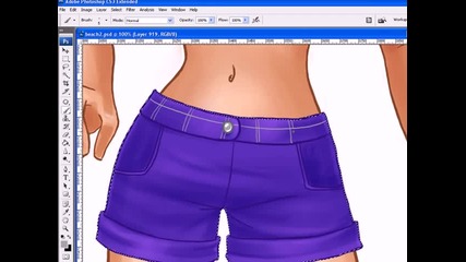 How to draw clothes for Lady Popular