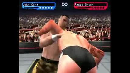 John Cena vs Randy Orton on Wwf Smackdown 2 