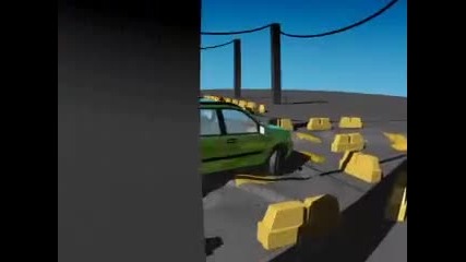 X - Course - reactor 3d car animation 
