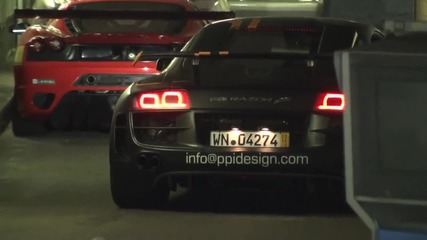 Шеметното Audi R8 Ppi Razor Gt реве яко [gumball 3000]
