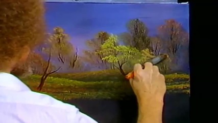 S04 Радостта на живописта с Bob Ross E12 - есенен ден ღобучение в рисуване, живописღ