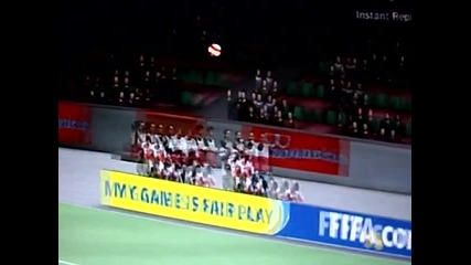 Fifa 08 - Гол на Wayne Rooney с глава