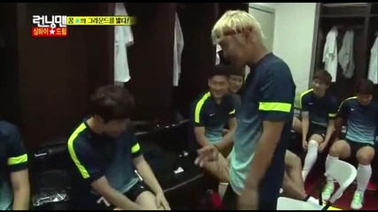 [ Eng Subs ] Running Man - Ep. 154 (with Park Ji Sung, Patrice Evra, Sulli) - 2/2