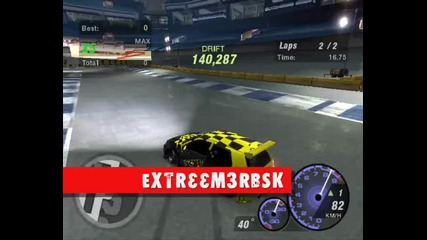 Nfs Underground 2 Extreem3r Bsk Drift Record 2 Laps - Stadium Drift 3 